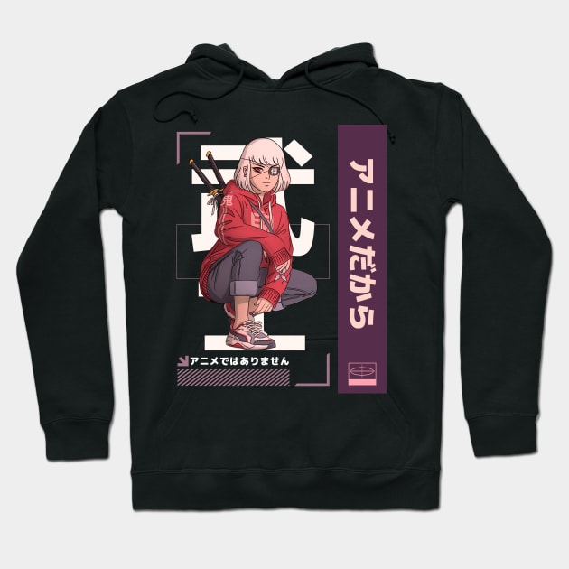 It's Not Cartoons It's Anime Lover Anime Girl Gift Hoodie by jodotodesign